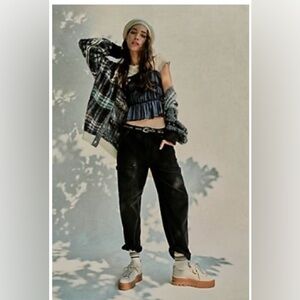 Free People trendy style Stay Awhile carpenter pants size 4